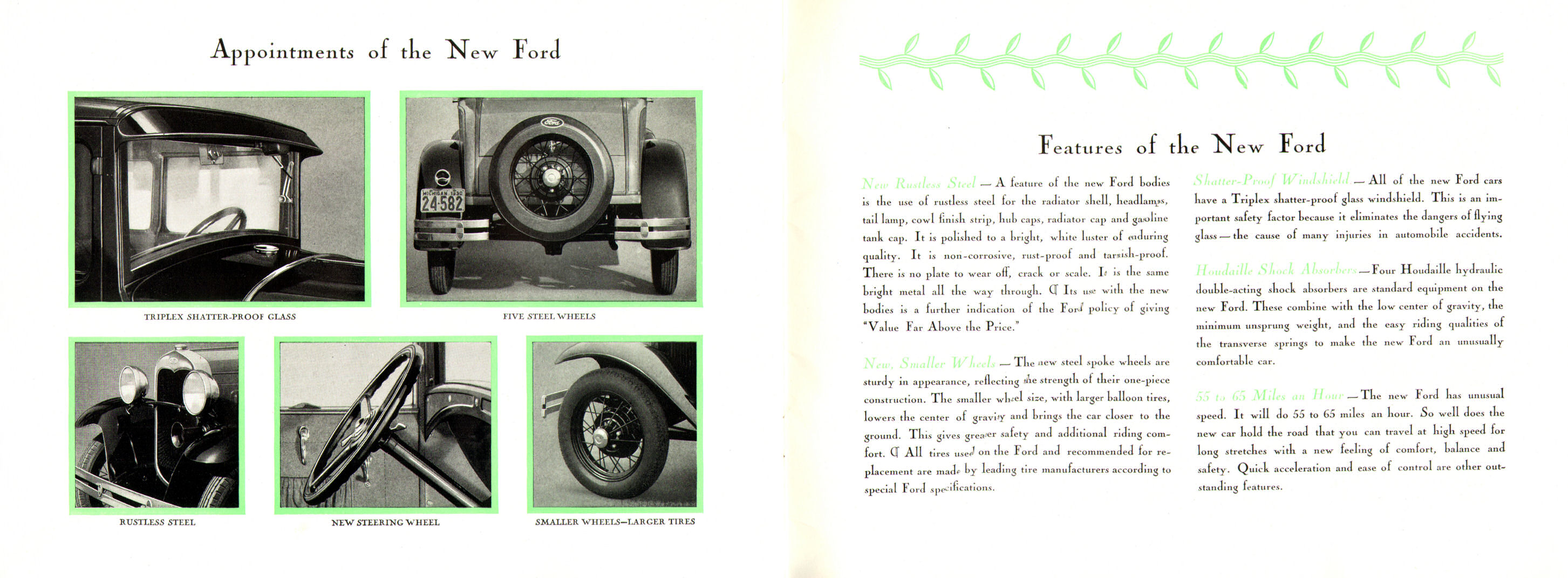 1930 Ford Brochure Page 14